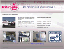 Tablet Screenshot of kreher-unfall.de